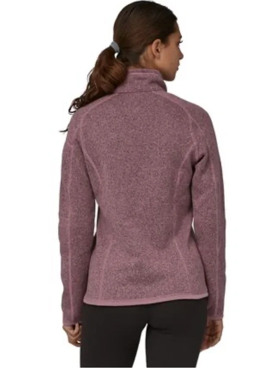 Patagonia Better Sweater Women's 1/4 Zip Fleece Pullover - Dusty Rose - Picture 2 of 7